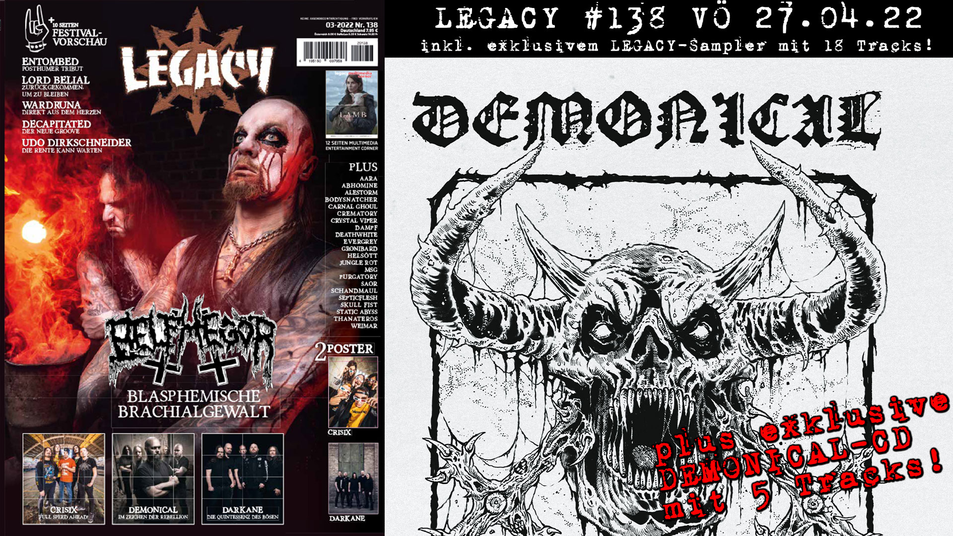 LEGACY #138 out 27.04.2022